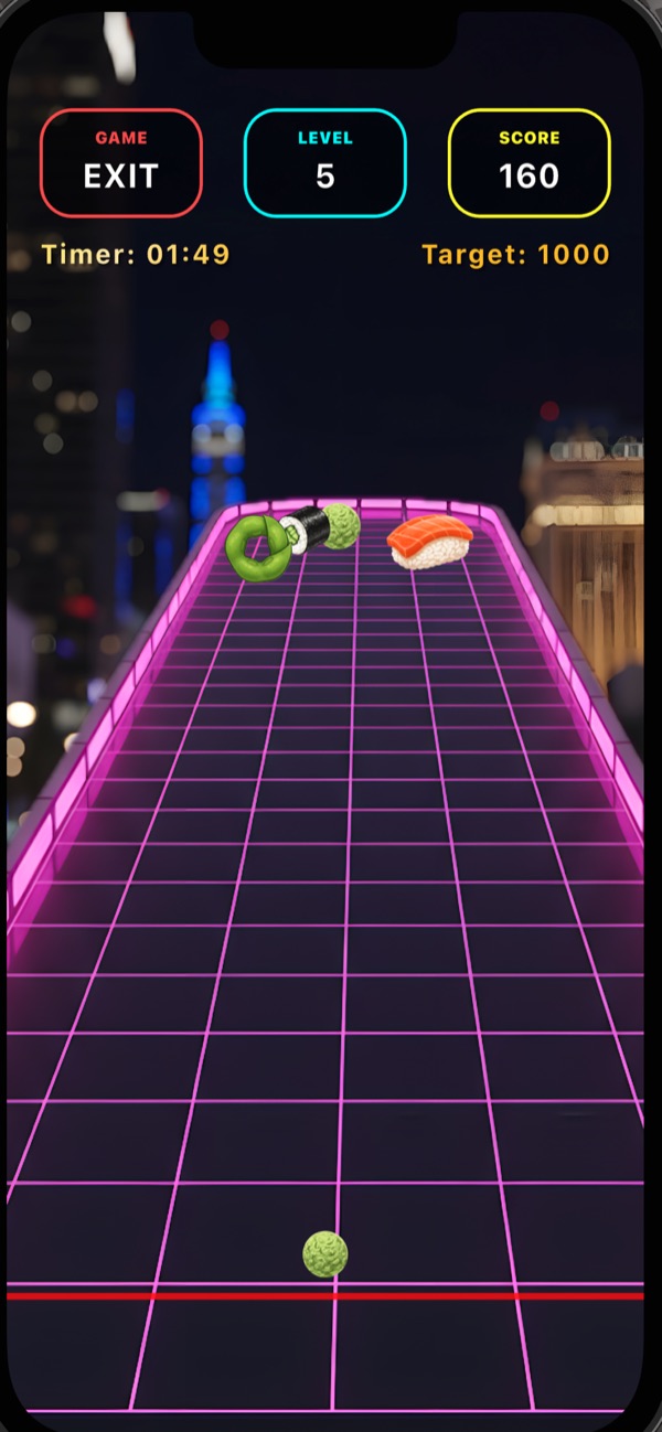 Shuffle Merge neon city world