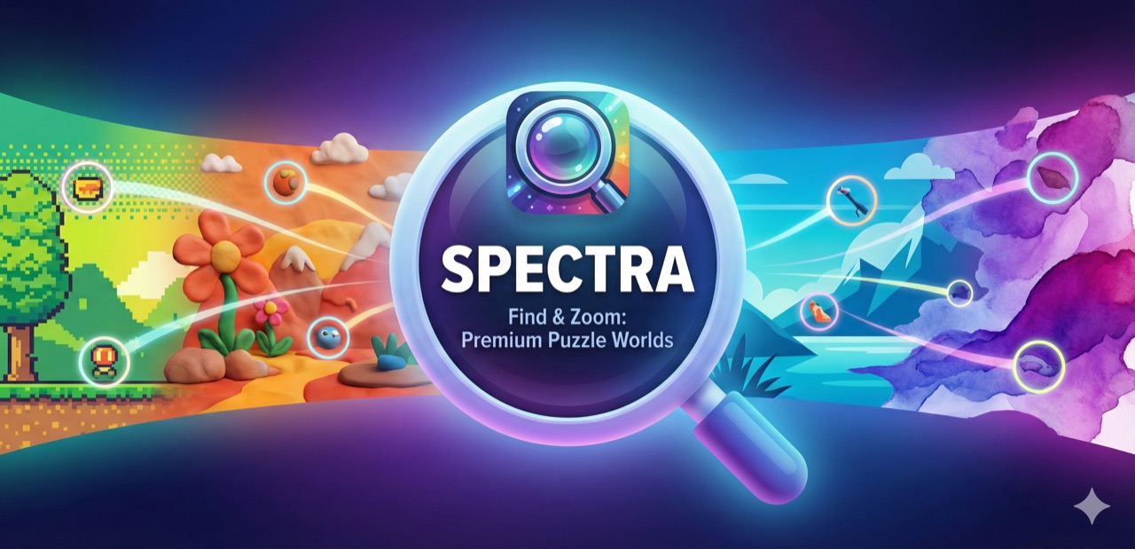 SPECTRA: Find & Zoom – premium puzzle worlds